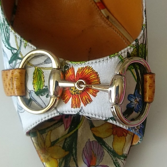 Gucci Floral Heels size 8 - Picture 7 of 8